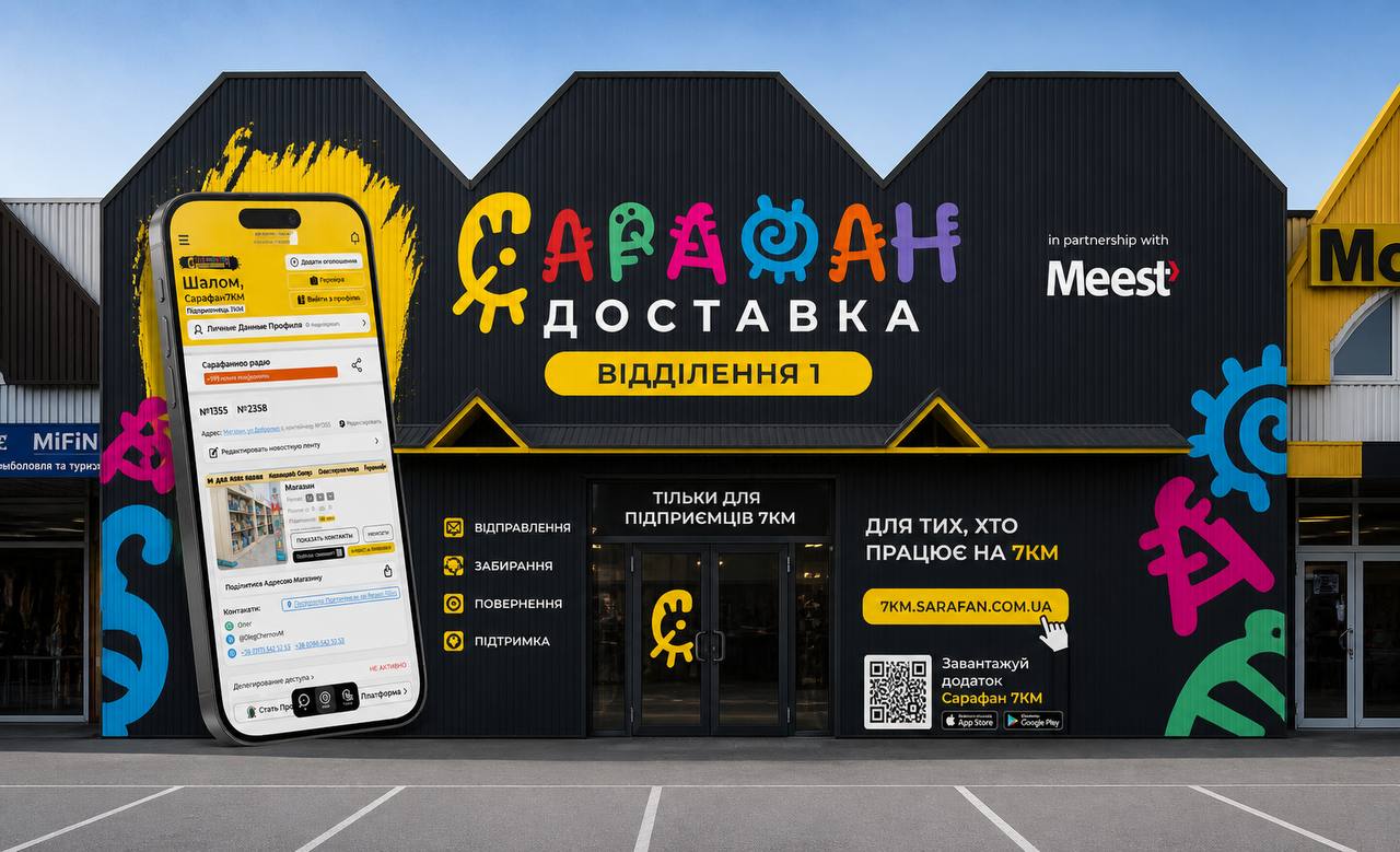 Концепт визуализации отделения Сарафан.Доставка